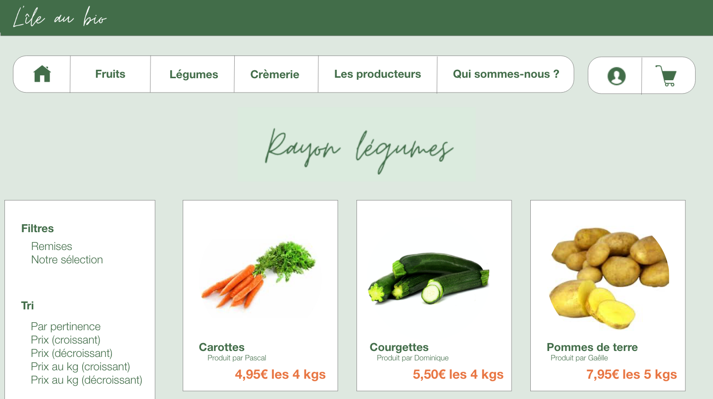 Capture du site section "Rayon Légumes".png