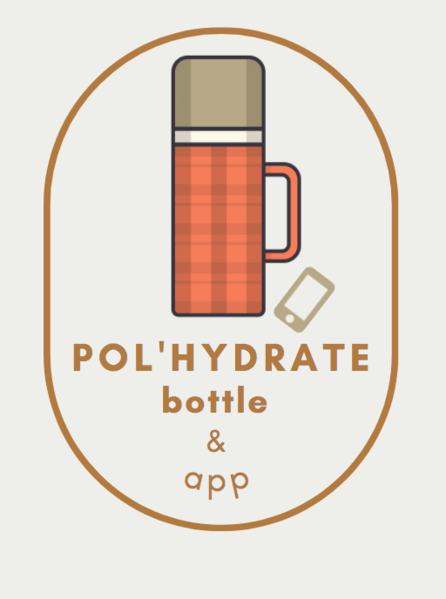 Fichier:Logo Pol'hydrate Bottle and App.png
